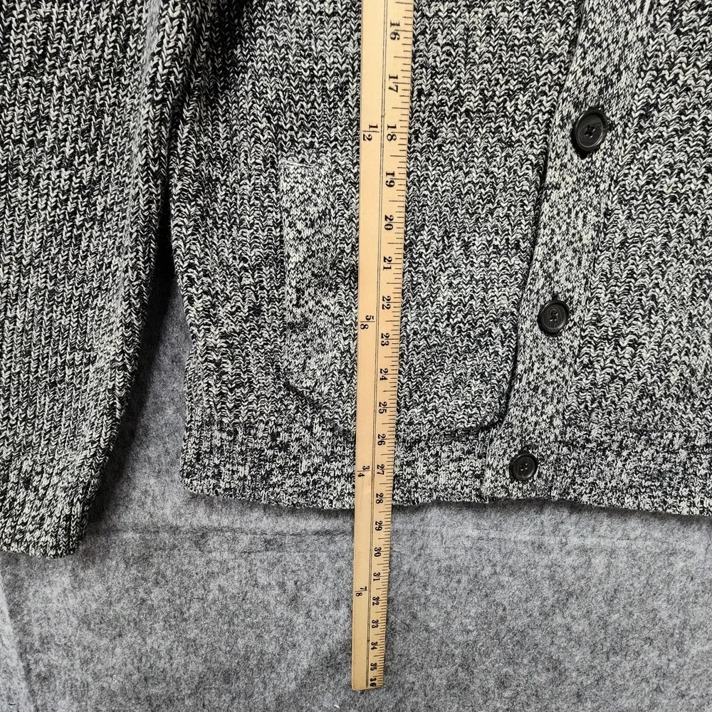 Banana‎ Republic Cardigan Sweater Mens Large (Fits as Medium) Heavy Knit Cotton